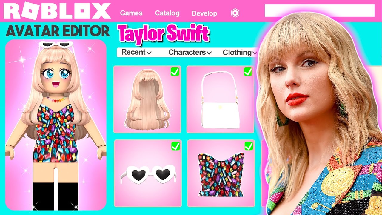 MAKING TAYLOR SWIFT A ROBLOX ACCOUNT! 