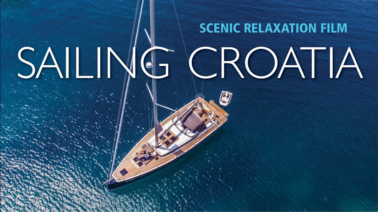 SAILING CROATIA | Relaxing Scenery 4K Drone Film | ADRIATIC Coastline | Ambient Music