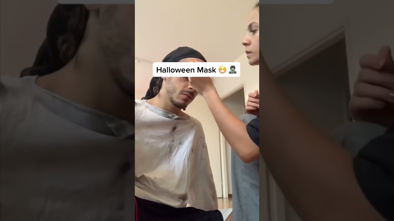 Halloween Mask Tutorial #halloween #mask #covid19