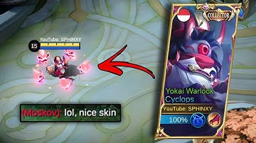 WELCOME CYCLOPS NEW COLLECTOR SKIN !!!🔥