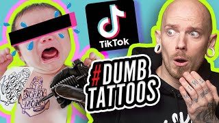 DUMB TIKTOK TATTOOS | Tattoo Critiques | Pony Lawson