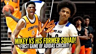 Mikey Williams vs His FORMER AAU SQUAD Go At It!! WACG vs Comtpon Magic at Adidas 3SSB!