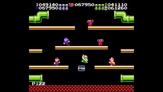 Mario Bros. NES 4 player 60fps