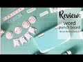 Review: Word Punch Board de We Are Memory Keepers  Kimidori es