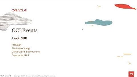 Events - Level 100 - Part 1 - Overview and key features