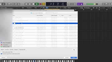 How To Audition Samples (Live) in Logic Pro X using EXS24