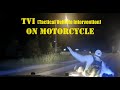Pursuit of Motorcycle -  State Police catch up & end chase with TVI (tactical vehicle intervention)