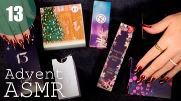 ASMR Advent Calendar 2022 Day 13 (🎧 soft spoken, tapping, scratching, swatching)