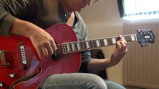 Grote inexpensive jazz guitar demo (like someone in love, a foggy day, girl from Ipanema)