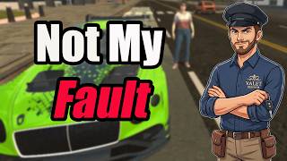 Not responsible for vehicle damage or theft | Valet Simulator