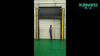 Adjustable top head insulated foam pad dock seal for warehouse loading docks