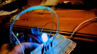 RGB Hooked up to a accelerometer