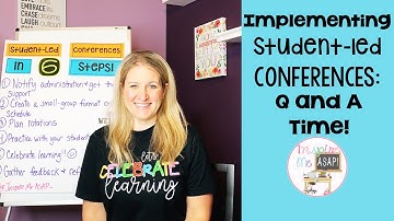 Student Led Conferences Elementary