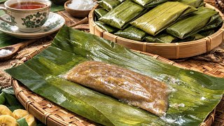 Kuih Lepat Pisang Lemak Manis Sukatan Cawan Dan Tips Lembut Traditional Malaysian Recipe