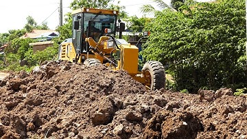 The Best Work Pushing Clay Technique For Building A New Village Foundation Road With Heavy Machinery
