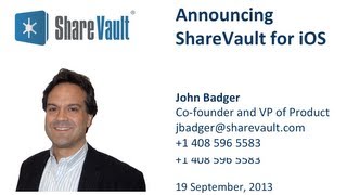 ShareVault for iOS