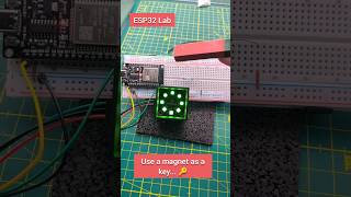 ESP32 + Reed Switch = Magnetic Trigger! 🧲 #esp32 #esp32lab #arduino #arduinoproject #diy #maker