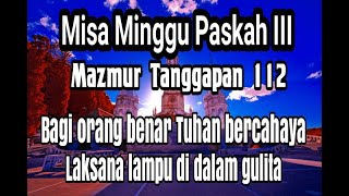 Bagi orang benar Tuhan bercahaya laksana lampu di dalam gulita - Justina Chiara