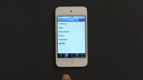 How to Make Your Own Playing List for the iPod : iPod & iPod Touch