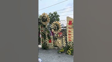 Bộ cổng cưới lá dừa đẹp thế này có ai nôn cưới không ? #congcuoiladua #shorts #2lnd