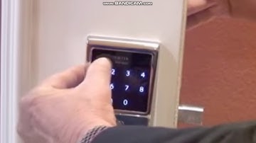 Emtek Key Pad Lock Instructions