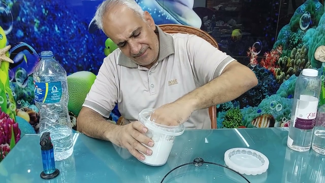 طريقة صب الماربل