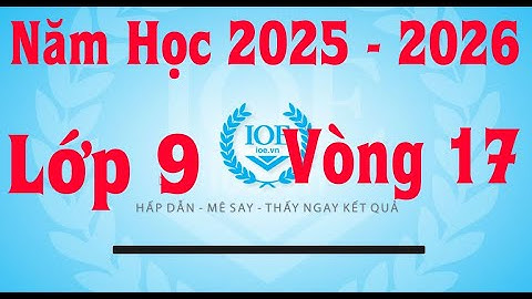 Đáp Án IOE Lớp 9 Vòng 17 Năm Học 2025-2026