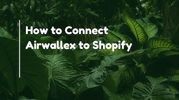 How to Connect Airwallex to Shopify