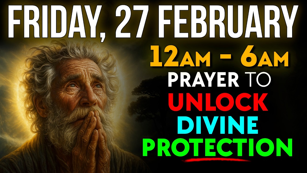 February 27, Friday | The SECRET Few Know: DIVINE PROTECTION Covers You, Praying From 12AM To 6AM