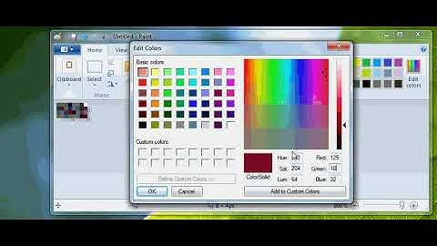 Programming in paint