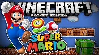 SUPER MARIO MOD!!! - Create Your Own Mario Parkour Levels - Minecraft PE (Pocket Edition) screenshot 2