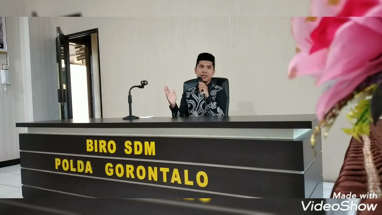 GIAT BINROHTAL BIRO SDM POLDA GORONTALO 06.05.2021 OLEH USTAD RUSLAN DEMANTO By Fa3.com