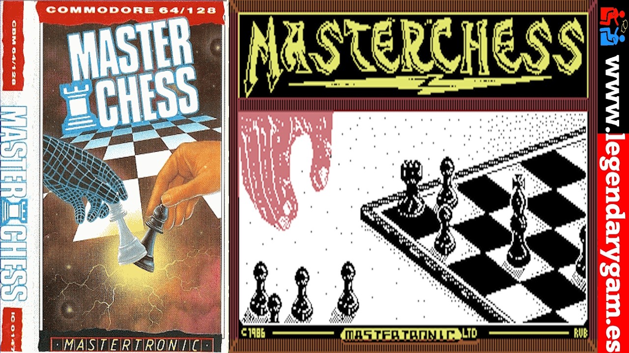 ♟️ Master Chess - C64 - (1980s) - Classic 8-Bit Chess Program