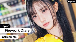 tripleS 트리플에스 - Firework Diary 어제 우리 불꽃놀이 (Instrumental)
