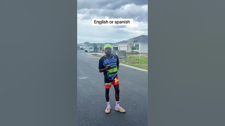 English or spanish 😂
