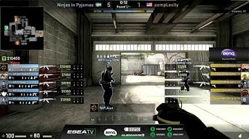 CS:GO Tournament compLexity vs NiP at ESEA LAN Season 16 on de cache PART 2/3