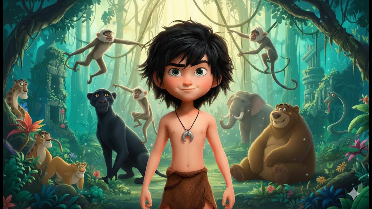 The Jungle Book Mowgli 🐒🌴 Bedtime Stories for Kids in English Fairy ...