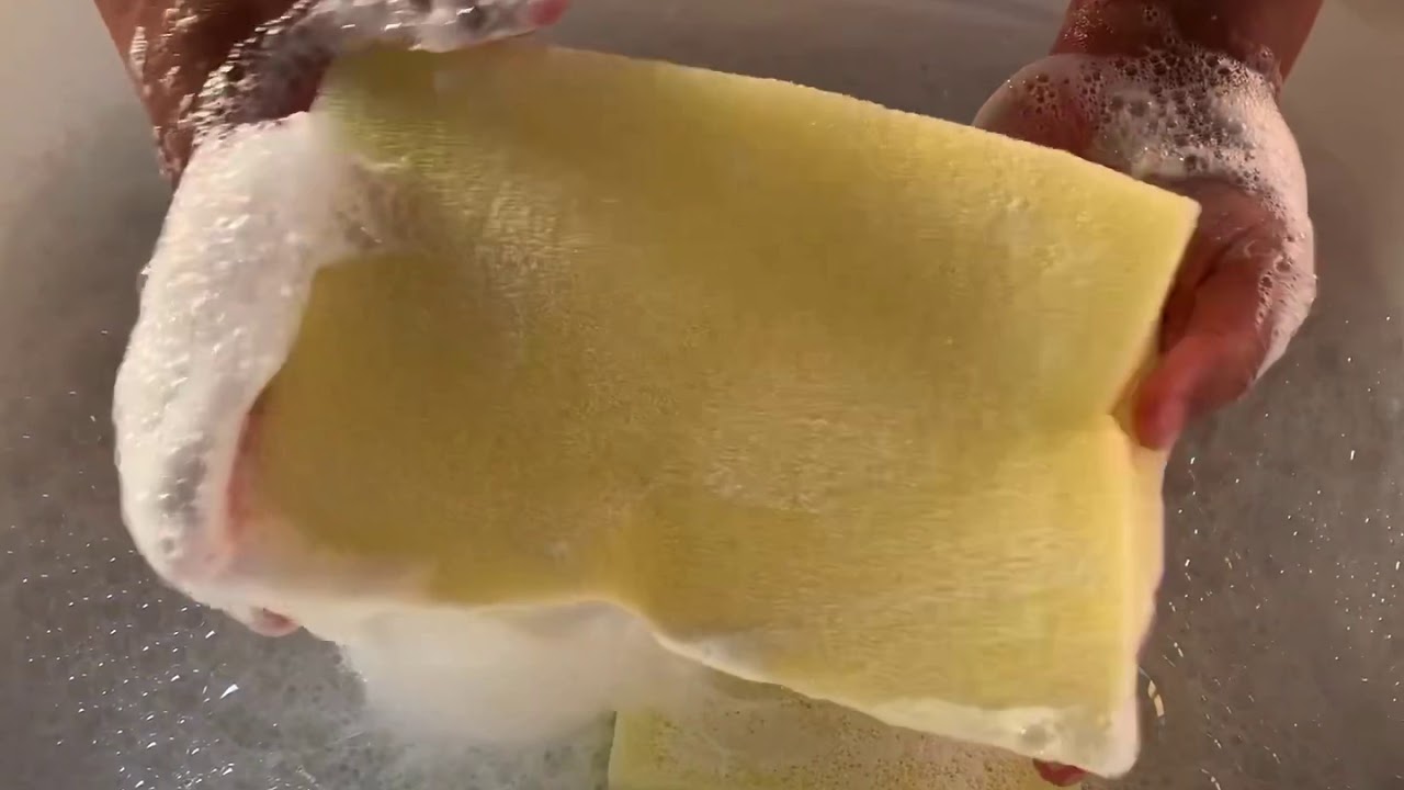 Abrindo esponjas, Water e CIF 💛💛💛 Opening sponges, Water and CIF YouTube