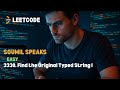 3330. Find the Original Typed String I | Leetcode | Python in Tamil | Soumil Speaks