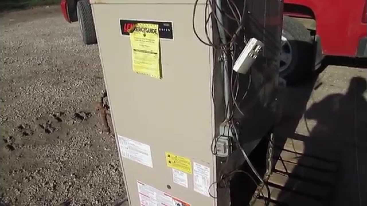 Lennox 80,000 BTU Propane Furnace YouTube