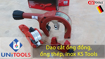Dao cắt ống đồng - ống thép kiểu Ratchet KS Tools có sẵn tại Unitools| 100% Germany