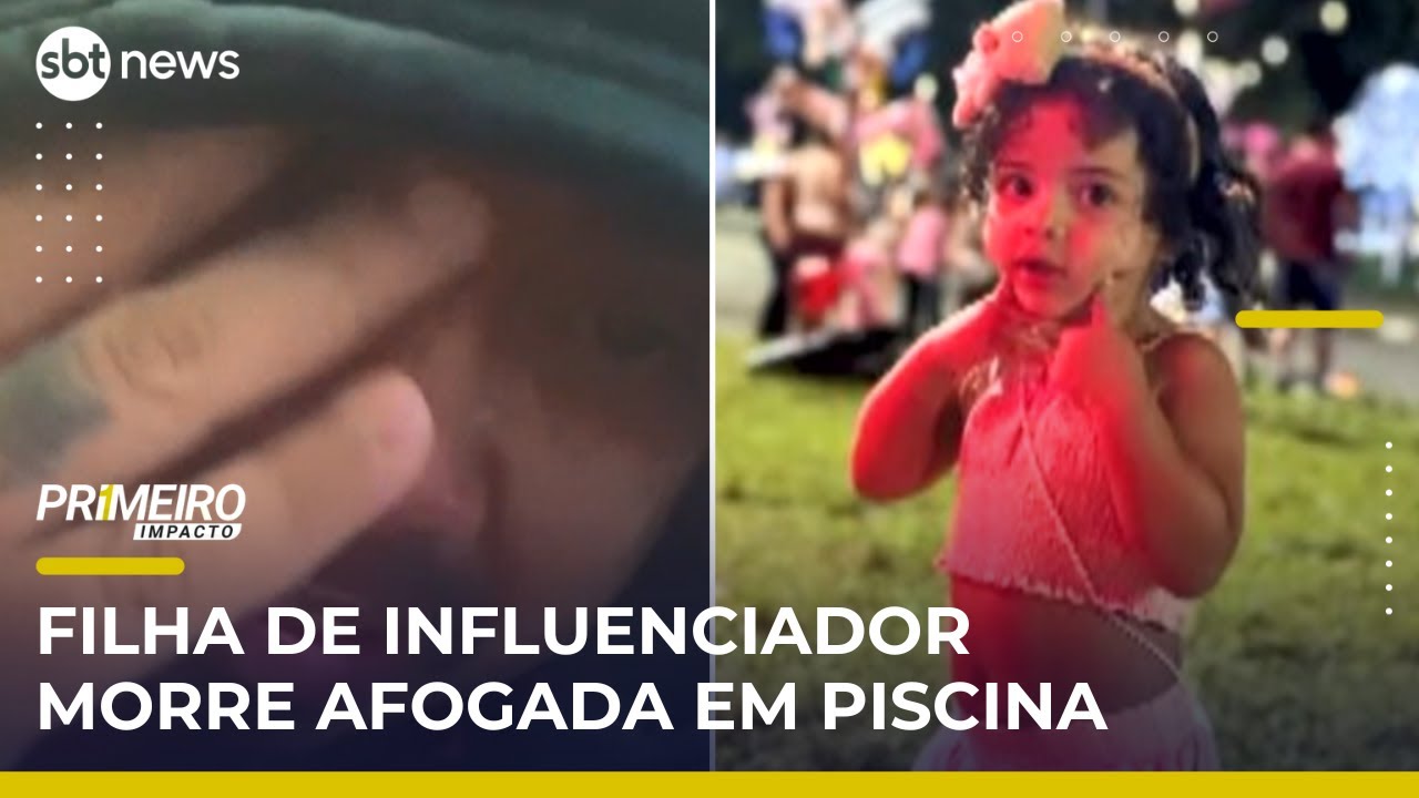 Filha de dois anos de influenciador morre afogada em piscina | 