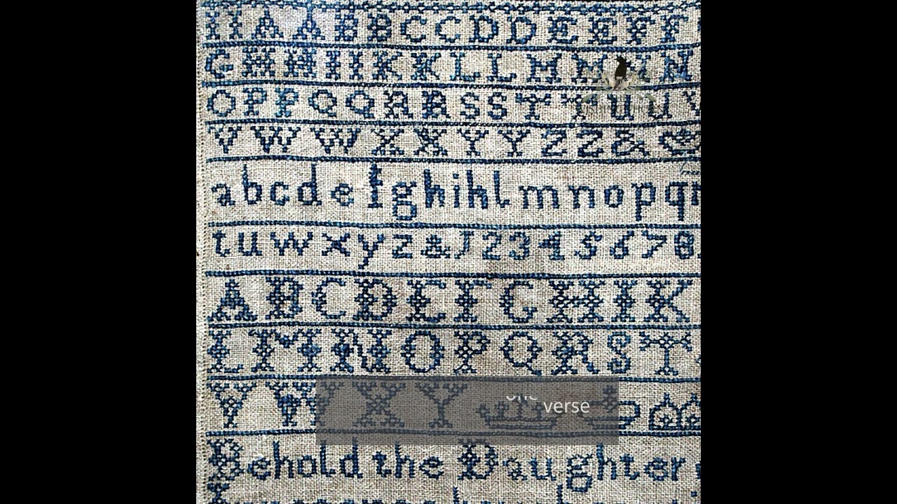 Elizabeth Laidman Sampler 1760