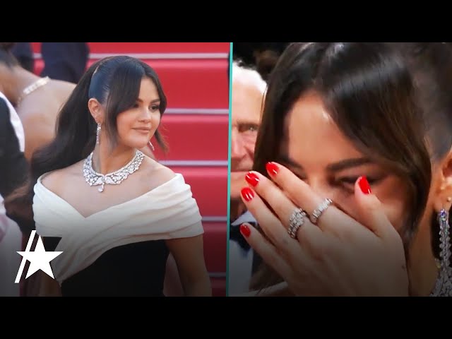 Selena Gomez TEARS UP During Standing Ovation At Cannes Film Festival
