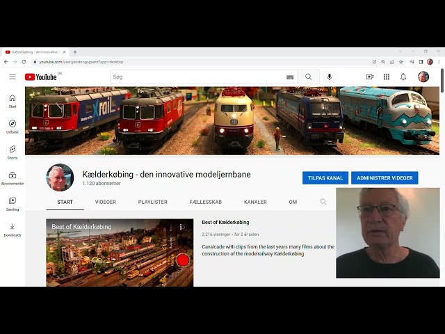 YouTube kanal   Kælderkøbing   den innovative modeljernbane
