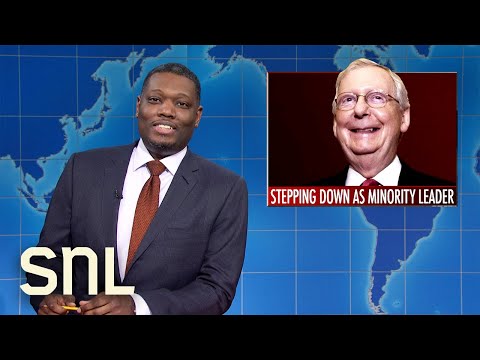 Weekend Update: Trump and Biden Visit Southern Border, McConnell to Step Down - SNL