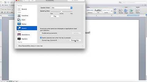Text to Speech on Mac