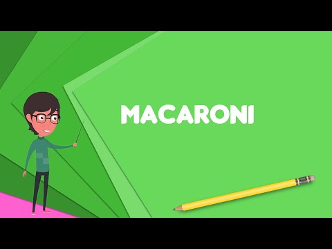 वीडियो: मैकरून क्या हैं