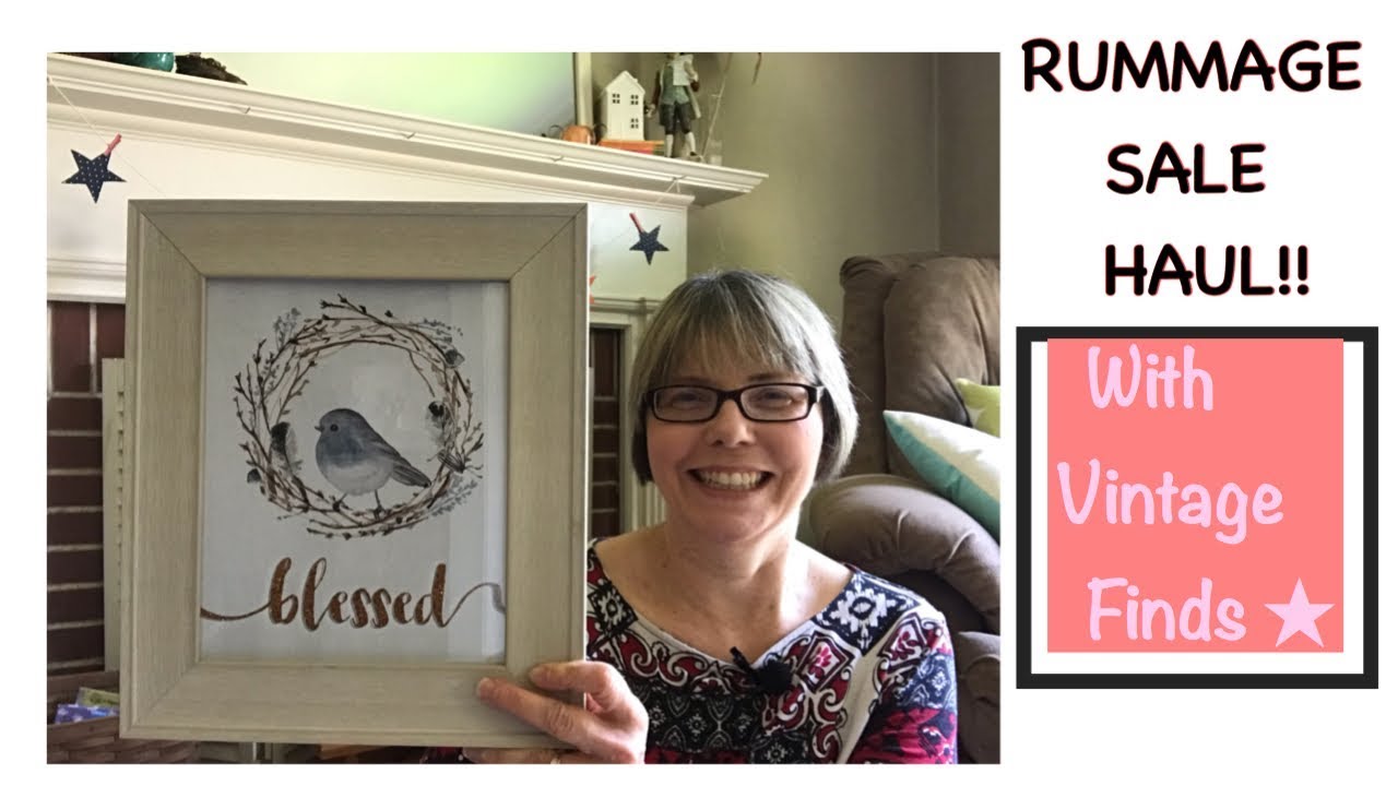 Rummage Sale Haul Vintage Finds! YouTube