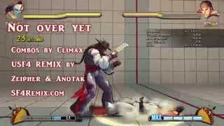 NOT OVER YET - USF4 Remix Combo Video
